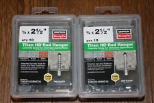 20X Simpson Strong-Tie THD37212RHC10 3/8" x 2-1/2" Rod Hanger for 3/8 Rod