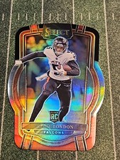 Drake London Rookie Card PRIZMS Select 2022 RC 💥 Black & Red Die Cut Falcons