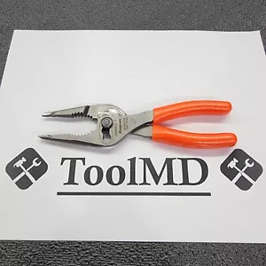Snap-on Tools EE. UU. NUEVO NARANJA 7" agarre de garra nariz larga alicates para articulaciones deslizantes LN46ACF - Imagen 1 de 10