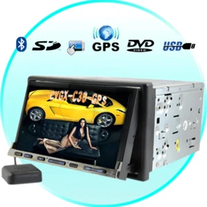 test 7 inch Motorized Touch screen DVD CD TV GPS navigation System - Picture 1 of 5