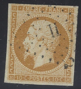 PAR-30-1-2 Paris: Raute der Punkte mit römischem H auf Nr. 13A Bewertung 150 € - Bild 1 von 1