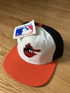 Vintage Baltimore Orioles New Era Pro Model Snapback Cap Hat 70s wool NEW - Picture 1 of 11