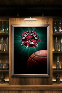 PÓSTER GRANDE Toronto Raptors NBA Baloncesto Decoración del Hogar Arte de Pared Impresión 36"x24" - Imagen 1 de 3