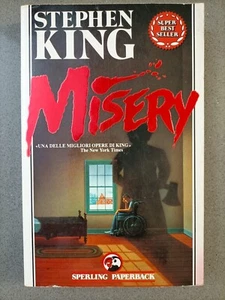 STEPHEN KING - MISERY - SPERLING PAPAERBACK - SUPER BEST SELLER - Foto 1 di 1