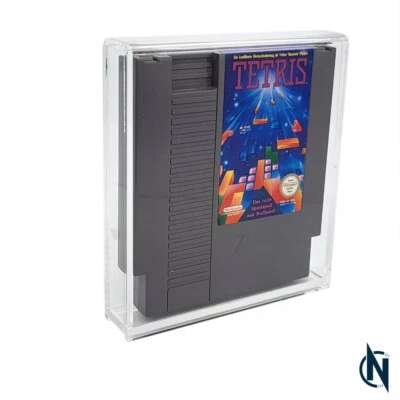 CARDNAX Acryl Case für NES Spiele Modul - UV-Schutzbox - Case für Nintendo NES Kassette