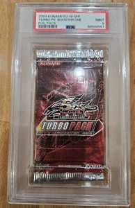 2009 Konami Yugioh Turbo Pack Booster-One Folienpack PSA 9 neuwertig - Bild 1 von 2