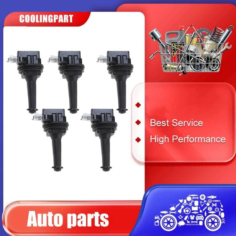 For Volvo C30 C70 S40 S60 S80 V50 V70 2004-2010 30713417 Ignition Coil  5X New - image 1 of 4