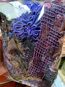assorted appliques panel trim purple combo pieces 1 bag clearance sale overstock - Picture 1 of 12