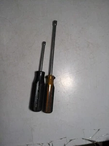 2 Nut Drivers Taiwan 1/4" &Proto 3/16" - Picture 1 of 7