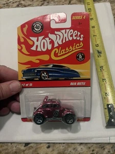Hot Wheels Classics VW Baja Bug Pink Spectraflame Diecast Car 2/15 Series 4 - Picture 1 of 3