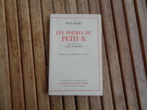 Les poèmes du Petit B. + lettre à Alain-Fournier par Bichet - 1939 - Imagen 1 de 2
