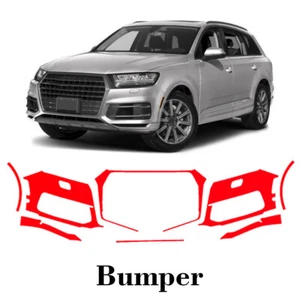 Front bumper PreCut PPF Paint Protection Film For Audi Q7 2017-2019 - Picture 1 of 8