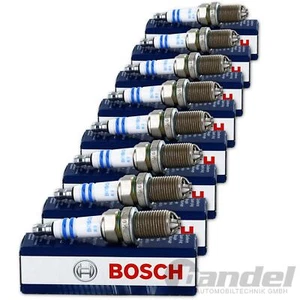 8x BOSCH ZÜNDKERZE für AUDI S4 S5 A6 A8 3.7 4.2 V8 VW TOUAREG PHAETON 4.2 V8 - Bild 1 von 2
