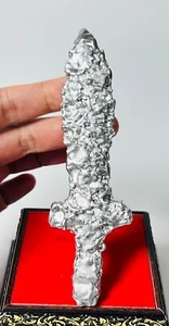 Silver Leklai Knife Sword LEKLAI AMULET Magic Stone Lucky Protection S Talismans - Picture 1 of 24