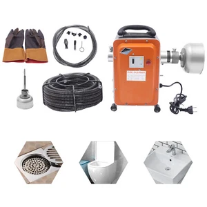 20M Rohrreinigungsmaschine Elektrisch Rohrreiniger Rohrreinigungsspirale 750W - Bild 1 von 18