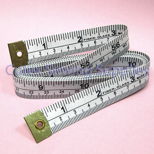 CUTEX 60 inch / 152cm Fiberglass Tape Measure - Inch & Metric On Both Sides