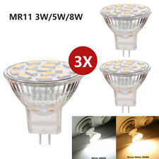 3 × MR11 Żarówka LED 3W/5W/8W Żarówka Światło Ciepły biały 12V AC/DC GU4