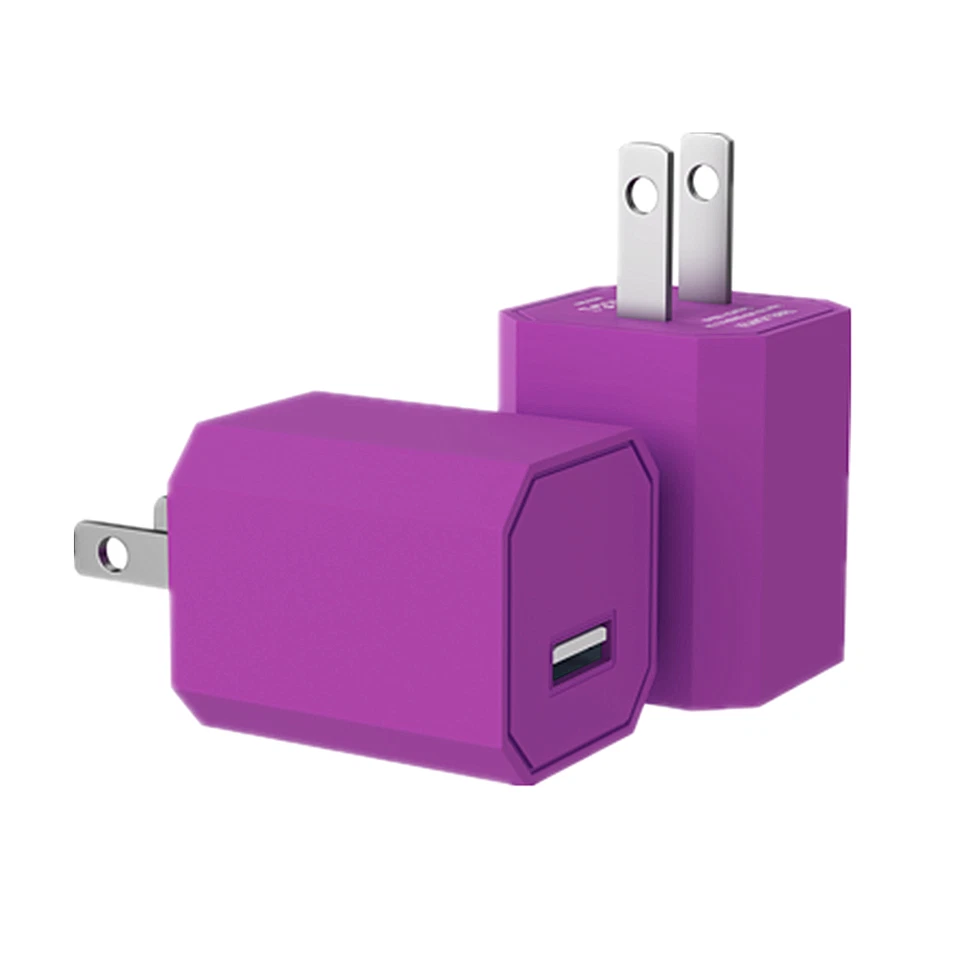 LOTE Negro Blanco 1A Adaptador de Corriente USB Cargador de Pared AC Hogar Enchufe EE. UU. PARA iPhone 5 6 Foto 1 de 1