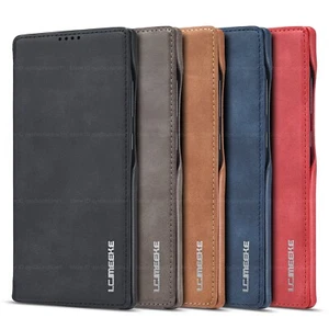 Slim Leather Flip Wallet Case Phone Cover for Samsung Galaxy S23 Ultra Plus A54 - Picture 1 of 27