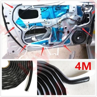 Car Door Windshield Reseal Rubber Butyl Glue/Headlight Retrofit/Sealant Black 4M - Image 1 of 4