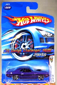 2006 Hot Wheels #29 First Editions 29/38 70 DODGE CHALLENGER HEMI Purple w/Pr5Sp - Picture 1 of 5