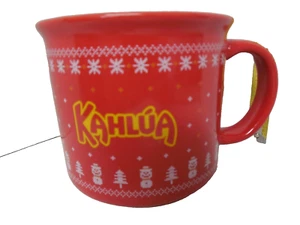 Kahlua Kaffee Tee Becher/Weihnachten/Schneemänner/Weihnachtsbäume/Schneeflocken 16 Oz - Bild 1 von 6