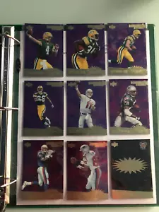 1997 COLLECTORS CHOICE YOU CRASH THE GAME SUPER BOWL XXXI PREMI GOLD SET NR MT - Foto 1 di 1