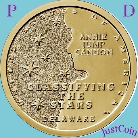 2019 P&D SET AMERICAN INNOVATION DELAWARE UNCIRCULATED TWO GOLDEN DOLLARS SET Cover