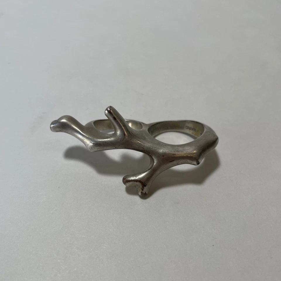 Vintage Marc by marc jacobs 2 Finger Ring- coral shaped. - Image 1 of 4