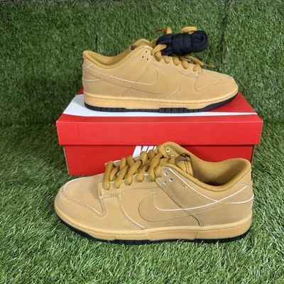 Nuevo Nike Dunk Low Retro SE goma de arce de trigo negro HQ1932-700 para hombre talla 9,5 Foto 1 de 4