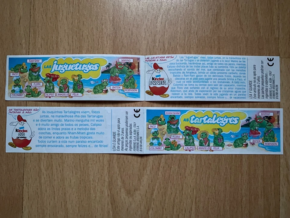 Ü Ei 1 BPZ Teeny Tapsi Törtels: Las juguetugas, As tartalegres BR, 1996 - Bild 1 von 1