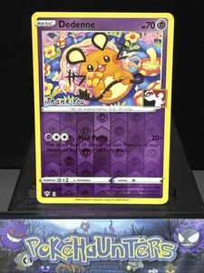 Pokemon Card Dedenne 078/189 Thank You Promo Reverse Holo Near Mint - Foto 1 di 2