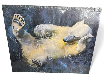 NEW! VTG 1985 Great American Puzzle Factory 550 Piece Polar Bear Sealed 18x24" - Image 1 of 4