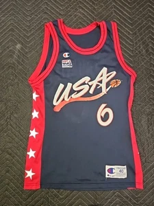 Penny Hardaway Vintage Champion 1996 USA Olympics Jersey 44   - Picture 1 of 2