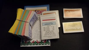 Deeds, Cards, & Money from 1998 DELUXE Edition Monopoly Game (lot3) - Picture 1 of 1