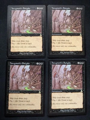 Yawgmoth's Bargain X4 (NM/LP) - MTG Magic the Gathering - Urza's Destiny - Image 1 of 2