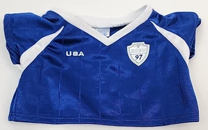 Camiseta Build-A-Bear AZUL EQUIPO DE FÚTBOL DE EE. UU. #97 ROPA DEPORTIVA SOLO CAMISETA - Imagen 1 de 6