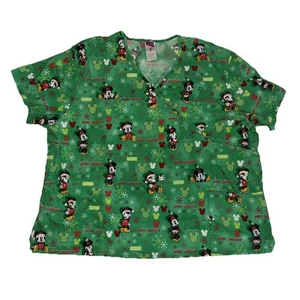 Disney Mickey Mini Maus Peeling Top Weihnachten grün 3XL Wonderful World Of Disney - Bild 1 von 8