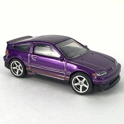 Hot Wheels 88 Honda CRX púrpura Spectraflame rueda personalizada intercambio tampo eliminación Foto 1 de 4