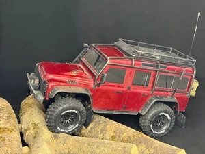 Traxxas TRX-4 Defender Rot 1/10– RC Crawler mit vielen Extras – Top Zustand - Bild 1 von 22