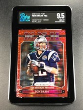 TOM BRADY 2013 PANINI PRIZM #22 RED PULSAR PARALLEL RARE EDITION 9.5 RE GEM