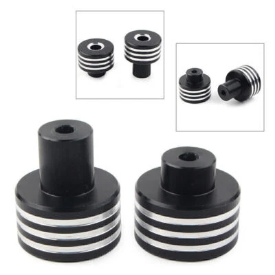 Handle Bar End Plug Fit HONDA REBEL 500 CMX500 300 CMX300 2017-2019 Black Silver - Image 1 of 4