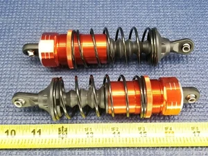 *NEW* LOS253003 Losi Rear Shock Set Complete Aluminum RED (2) : DBXL DBXL-E - Picture 1 of 3