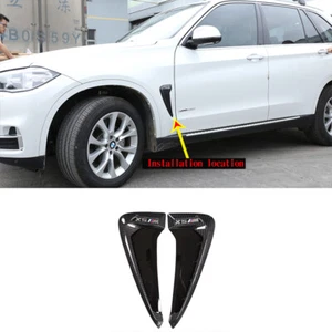 BMW X5 M Carbon Fiber Side Style Wing Air Vent Fender For BMW F15 X5 2014 ~ 2018 - Picture 1 of 20