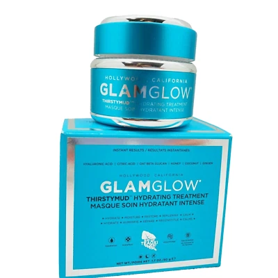Tratamiento hidratante Glamglow Thirstymud 1,7 oz/50 g nuevo en caja Foto 1 de 4