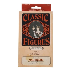 Boynton Products Porcelain MAN Doll KIT by John Adams BOY-602 1:12 - Picture 1 of 4