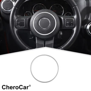 ⭕Cubierta decorativa para molduras de volante de coche para Jeep Wrangler Compass Patriot 2011-2015 - Imagen 1 de 9
