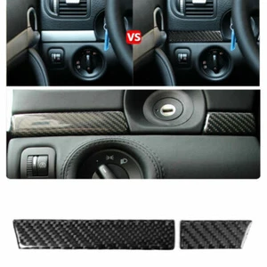 2x Carbon Fiber Driver Dashboard Interior Trim For Porsche Cayenne SUV 2003-10 - Picture 1 of 9