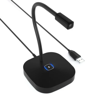 USB Microphone Desktop Condenser Mic Kit Stand For PC Recording Chatting Gaming - Image 1 of 4