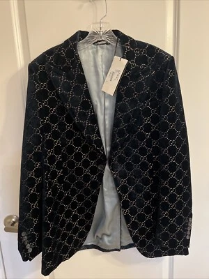 Chaqueta formal Gucci para hombre - terciopelo, bracknell/camello Foto 1 de 4